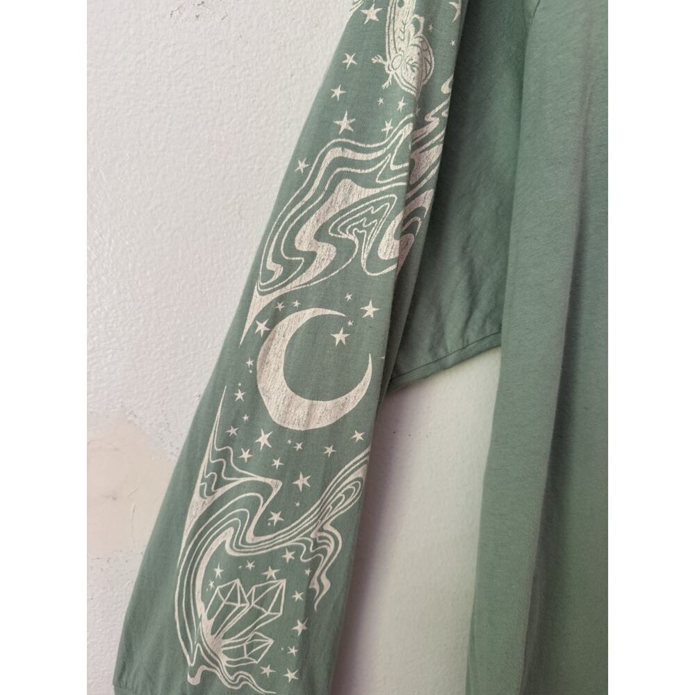 Torrid Magic Classic Fit Long Sleeve Hoodie Tee Green Women’s Size 5X - Picture 5 of 8